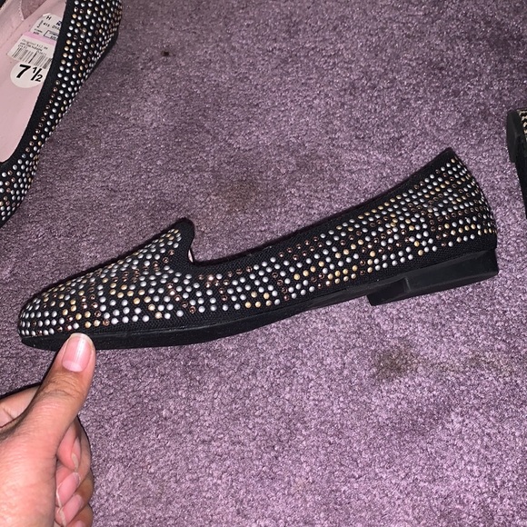Metallic studded flats - Picture 2 of 3